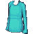 Blue Long Sleeve Shirt M