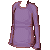 Purple Long Sleeve Shirt M