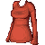 Red Long Sleeve Shirt F