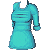 Blue Long Sleeve Shirt Rolled Up F