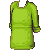 Green Long Sleeve Shirt Rolled Up M
