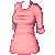 Pink Long Sleeve Shirt Rolled Up F