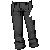 Black Rolled Up Jeans M