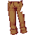 Brown Rolled Up Jeans M