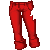 Dark Red Rolled Up Jeans F
