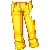 Yellow Rolled Up Jeans M<br />The Casual Collection; 300s