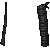 Black Silk Ribbons M