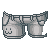 :3 Shorts Gray F