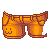 :3 Shorts Orange F
