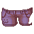 :3 Shorts Purple F