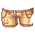 :3 Shorts Tan F
