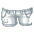 :3 Shorts White F