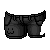 :3 Shorts Black M