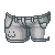 :3 Shorts Gray M