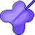 Butterfly Fan Purple Left