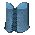Clinched Corset Blue M