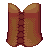 Clinched Corset Brown M