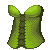 Clinched Corset Green F