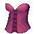 Clinched Corset Magenta F