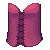 Clinched Corset Magenta M