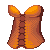 Clinched Corset Orange F