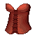 Clinched Corset Red F