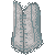 Vidorian Corset Gray M
