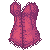 Vidorian Corset Magenta F