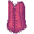Vidorian Corset Magenta M