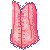 Vidorian Corset Pink M
