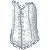 Vidorian Corset White M