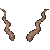 Deity Gazelle Horns Twisted