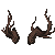 Adult Dragon Horns Earth