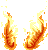Adult Dragon Horns Fire