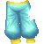 Empire Pants Blue M