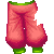 Empire Pants Red M