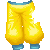 Empire Pants Yellow M