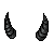 Fallen Deity Horns Small