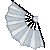 Paper Fan Grey Left