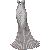 Fishtail Dress Gray