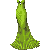 Fishtail Dress Green