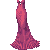 Fishtail Dress Magenta