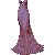Fishtail Dress Purple