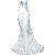 Fishtail Dress White