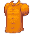 Fitted Blouse Orange M