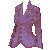 Floral Coat Purple F