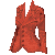 Floral Coat Red M