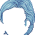 Gentleman Hair Blue