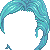 Gentleman Hair Turquoise