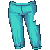 Gentleman Pants Turquoise F